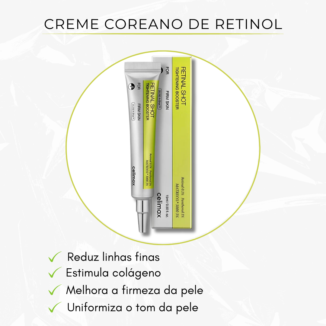 Creme Coreano de Retinol para Olhos – Compre 1 Leve 3