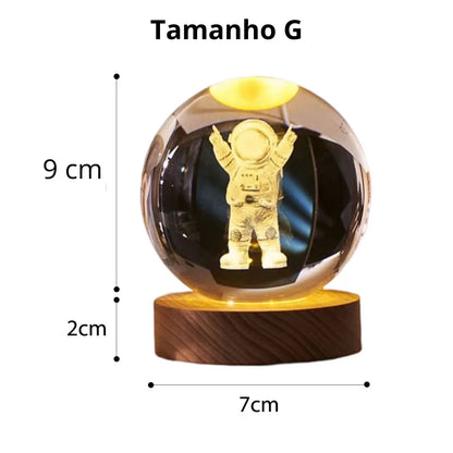 Luminária Decorativa Espacial 3D - Cosmic Sky