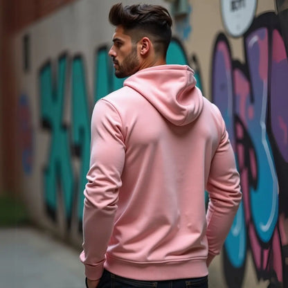 Moletom Canguru Unissex Flanelado com Capuz Ajustável