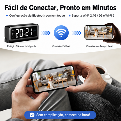 VisionClock™ | Segurança Inteligente 24h