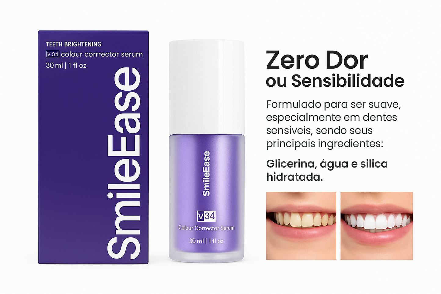 Clareador Dentário - Sérum V34