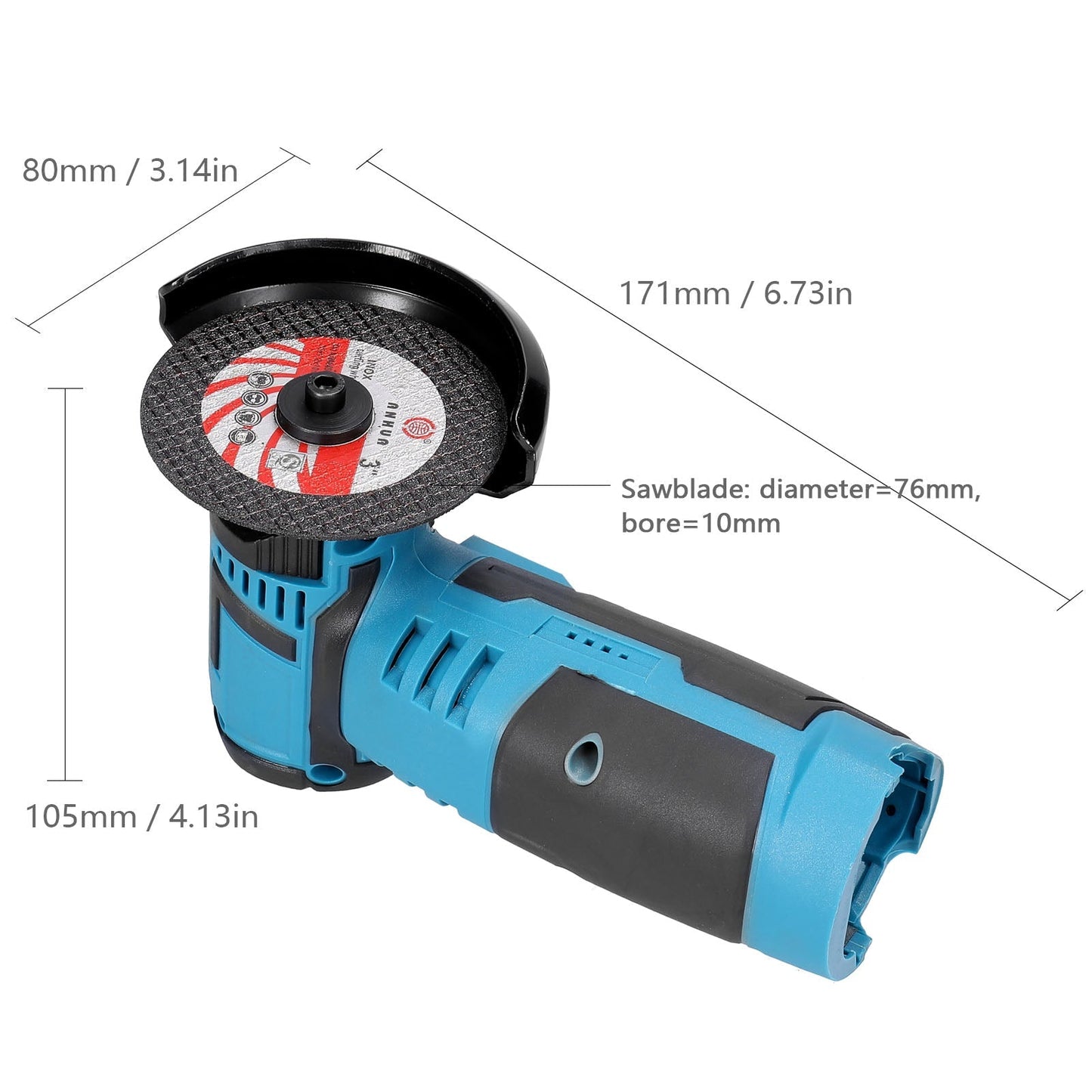 Esmerilhadeira Portátil PowerGrind 12V 2 Bateria + 8 Discos