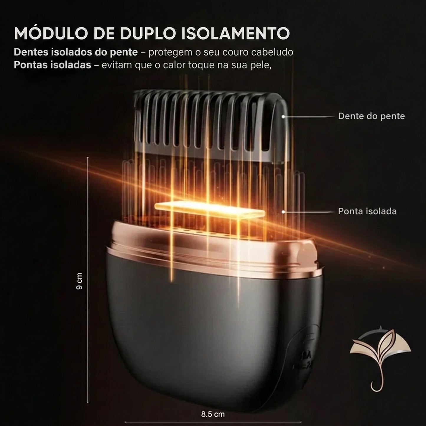 GlamBrush™ / Alisamento Profissional Portátil