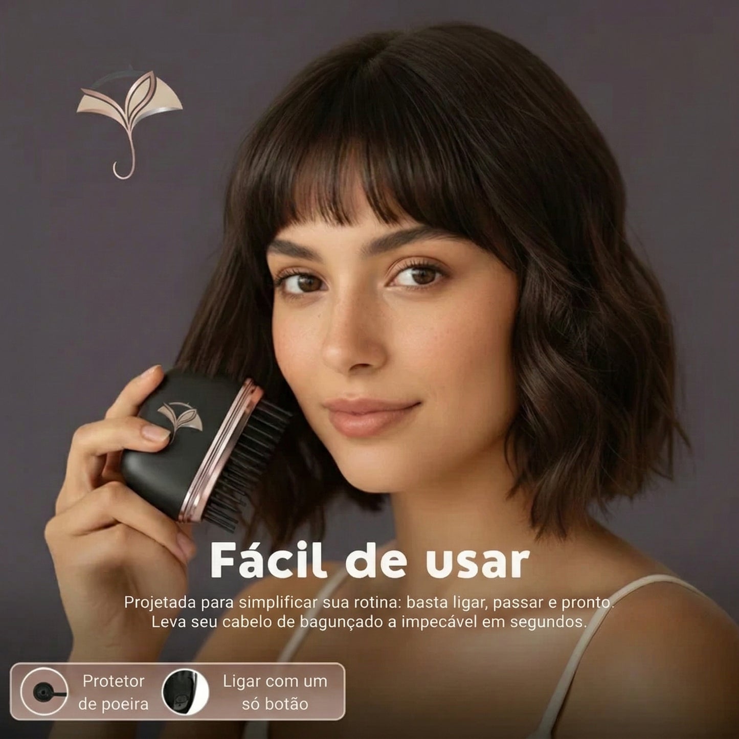 GlamBrush™ / Alisamento Profissional Portátil