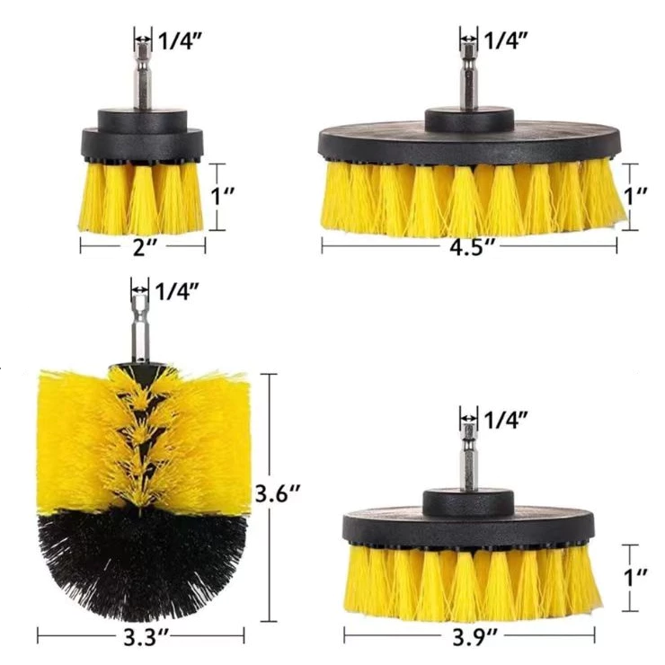 Kit Escovas de Limpeza para Parafusadeira e Furadeira