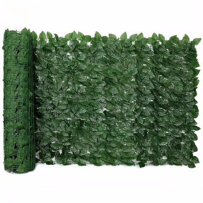 Muro Inglês de Folhas Artificial Vertical para Decoração