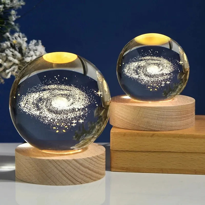 Luminária Decorativa Espacial 3D - Cosmic Sky