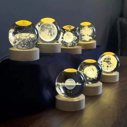 Luminária Decorativa Espacial 3D - Cosmic Sky