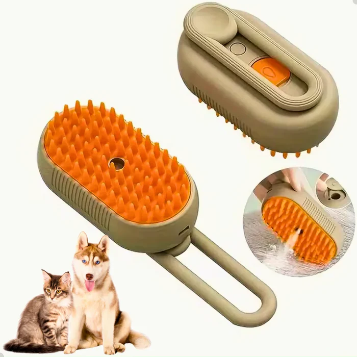 Escova elétrica 3 em 1 para Cães e Gatos - Limpeza rápida e Confortável para seu Pet