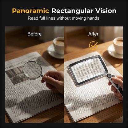 ⏰🔥LIMITED TIME 50% OFF! 🔍 Folding Handheld Magnifying Glass with Light – Perfect for Reading, Crafting & Close-Up Work ✨📖